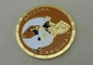 Metal Personalized Coins With Custom Logo , Flat Or Double Back OEM ODM