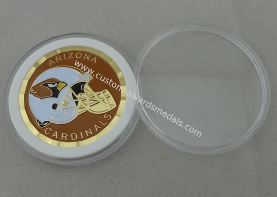 Metal Personalized Coins With Custom Logo , Flat Or Double Back OEM ODM