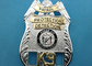 Military 3D Souvenir Badges , Zinc Alloy Hard Enamel School Emblem Badge
