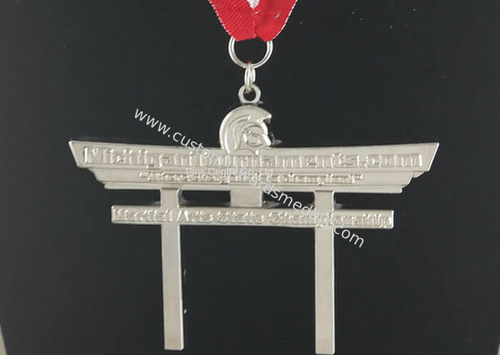 Olympic Awards MMA Gold Enamel Medals , Iron Man Running Race Sport Medals