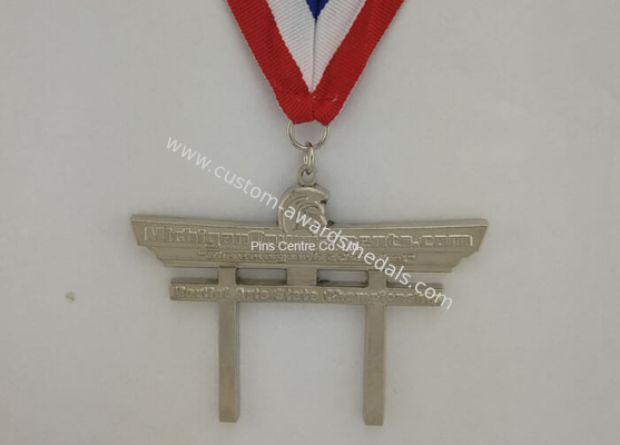 Olympic Awards MMA Gold Enamel Medals , Iron Man Running Race Sport Medals