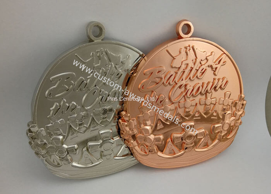 Boxing Or Running Sports Custom Diecast Medals Zinc Alloy Material