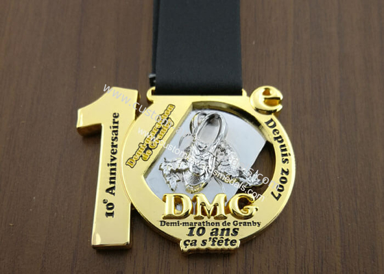 Boxing Or Running Sports Custom Diecast Medals Zinc Alloy Material