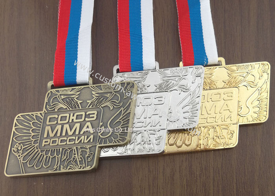 Boxing Or Running Sports Custom Diecast Medals Zinc Alloy Material