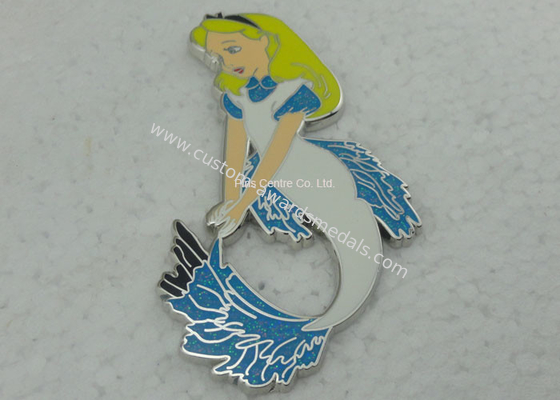 Love Theme Lady Safety Hard Enamel Pin For Descoration Logo Stamped