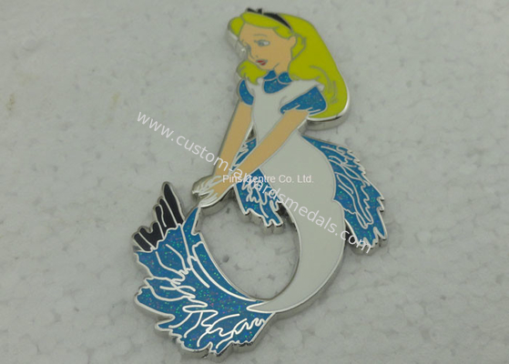 Love Theme Lady Safety Hard Enamel Pin For Descoration Logo Stamped