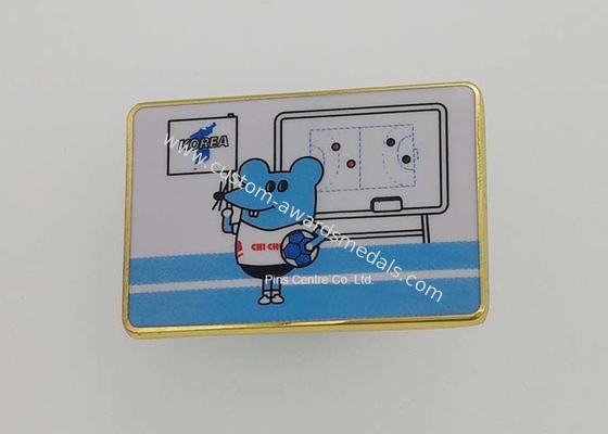 Customized Die Casting Lapel Pin Badges , Soft Enamel Pins For Sports