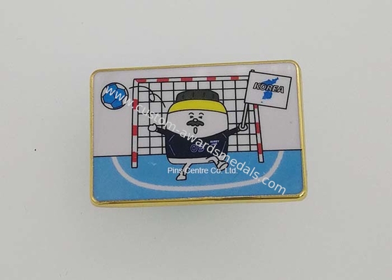 Customized Die Casting Lapel Pin Badges , Soft Enamel Pins For Sports