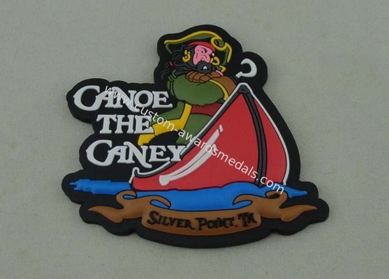 Canoe the Caney Promotional PVC Keychain 3D Design Soft PVC Injection