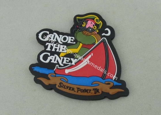 Canoe the Caney Promotional PVC Keychain 3D Design Soft PVC Injection