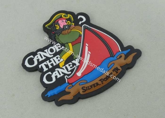 Canoe the Caney Promotional PVC Keychain 3D Design Soft PVC Injection