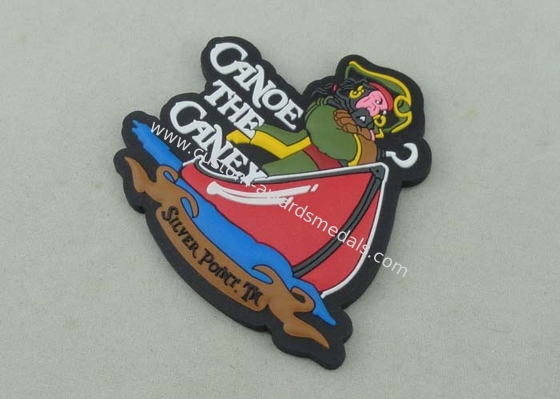 Canoe the Caney Promotional PVC Keychain 3D Design Soft PVC Injection