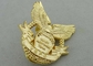3D Die Casting Soft Enamel Pin With Zinc Alloy And Gold Plating