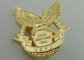 3D Die Casting Soft Enamel Pin With Zinc Alloy And Gold Plating