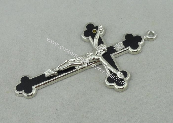 Jesus Memorial  Badge Zinc Alloy Die Casting Soft Enamel Nickel Plating