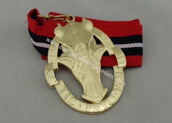 Demark Die Cast Medal for Running 3D with Zinc Alloy Gold plating