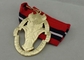 Demark Die Cast Medal for Running 3D with Zinc Alloy Gold plating