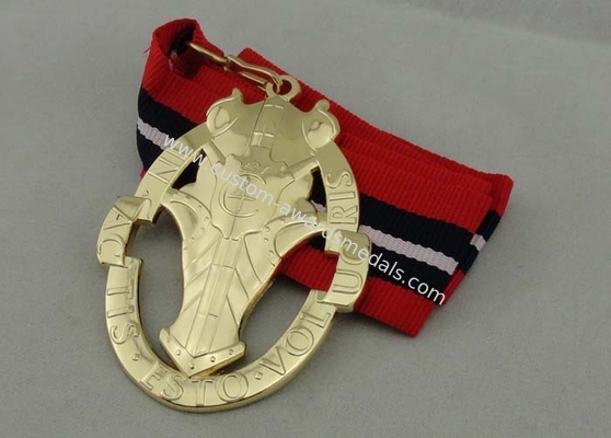 Demark Die Cast Medal for Running 3D with Zinc Alloy Gold plating