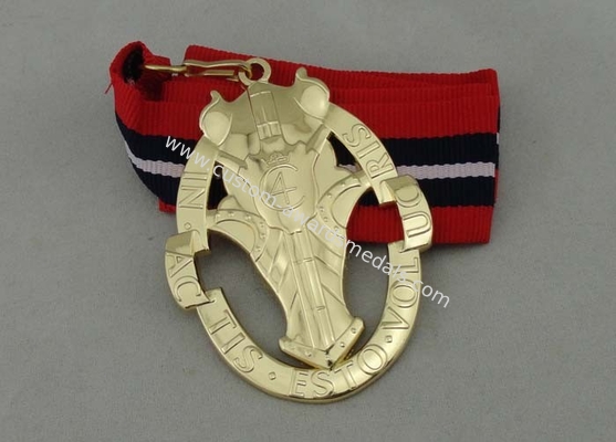 Demark Die Cast Medal for Running 3D with Zinc Alloy Gold plating