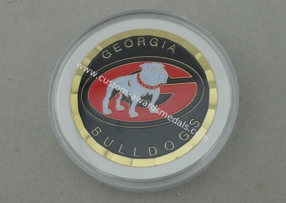 Diamond Cut Edge Personalized Coins By Brass Stamped And Box Packing