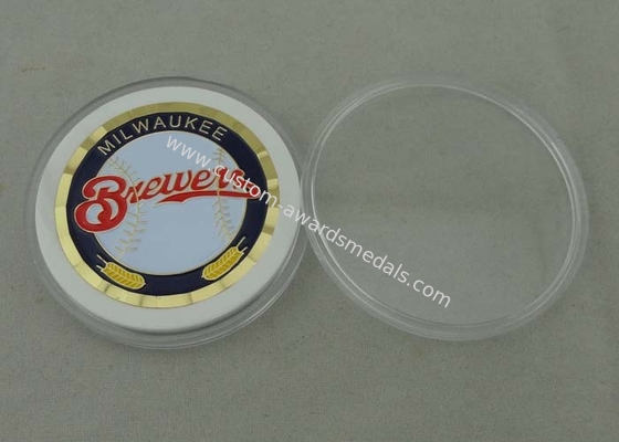 Zinc Alloy Brewers Personalized Coins With Diamond Cut Edge And 2.0 Inch