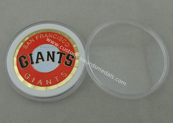 Die Struck San Francisco Giants Personalized Coins 2.0 Inch and Gold Plating