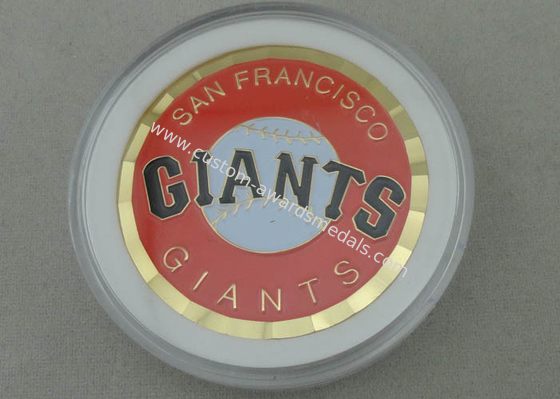 Die Struck San Francisco Giants Personalized Coins 2.0 Inch and Gold Plating