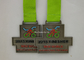 Custom Triathlon Die Casting US Army Medals , Soft Enamel Medal Lanyards