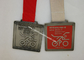 Custom Triathlon Die Casting US Army Medals , Soft Enamel Medal Lanyards