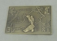 Marathon Medal By Die Cast With Zinc Alloy Antique Brass Plating 3D