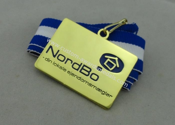 Nordbo Ribbon Medals , Zinc Alloy Die Casting With Enamel, Gold Plating