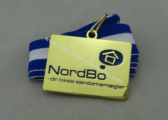 Nordbo Ribbon Medals , Zinc Alloy Die Casting With Enamel, Gold Plating