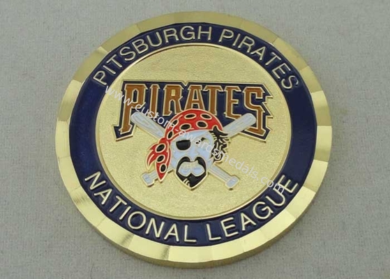 Pirates Personalized Coins With Copper Material And Size In 1.75 Inch