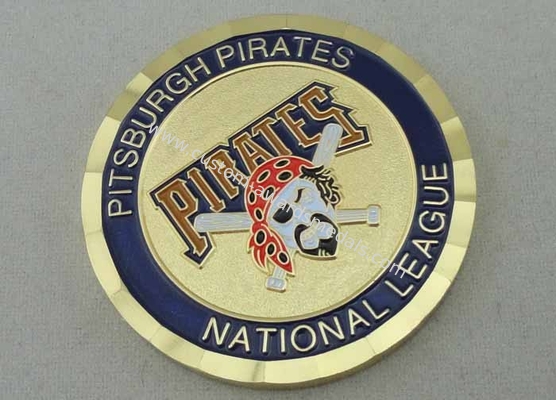 Pirates Personalized Coins With Copper Material And Size In 1.75 Inch