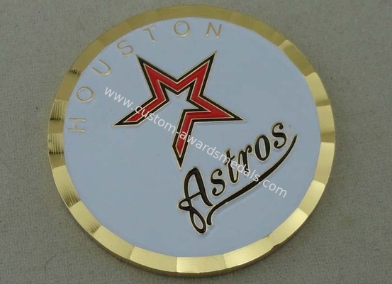 1.5 Inch USA Personalized Coins By Brass Die Struct With Soft enamel