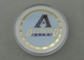 Gold Plating Zinc Alloy Die Casting Personalized Coins 1.75 Inch