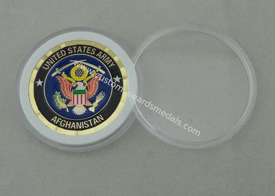 2.0 Inch Die Struck Personalized Coins With Brass Material And PVC Bag Packing