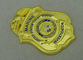 USA Coast Guard  Police Badge Die Casting Gold Plating 3/4 inch