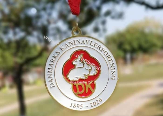 Custom Iron Stamped Running Ward Enamel Medal