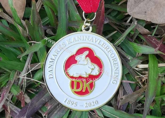 Custom Iron Stamped Running Ward Enamel Medal