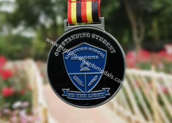 Soft Enamel School 70mm Metal Math Medals Awards