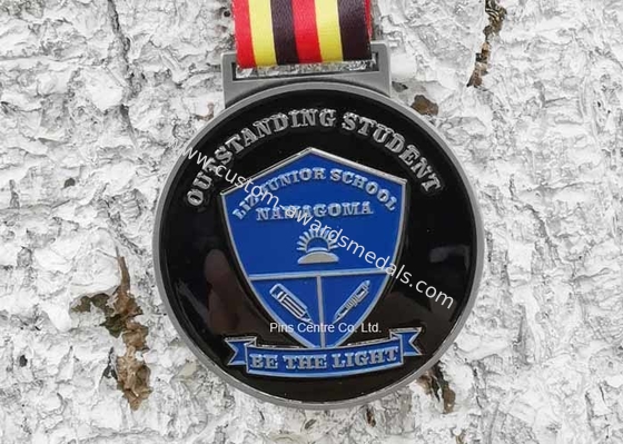 Soft Enamel School 70mm Metal Math Medals Awards