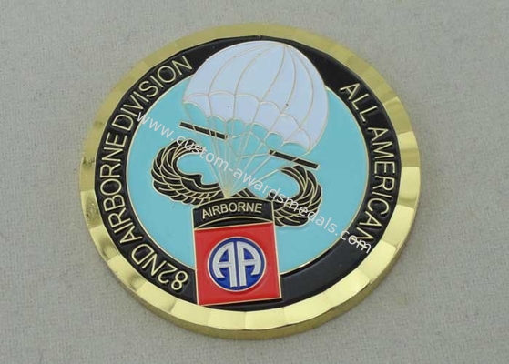 82nd Airborne Division Personalized Coins by Brass Die Struck With 2.0 Inch