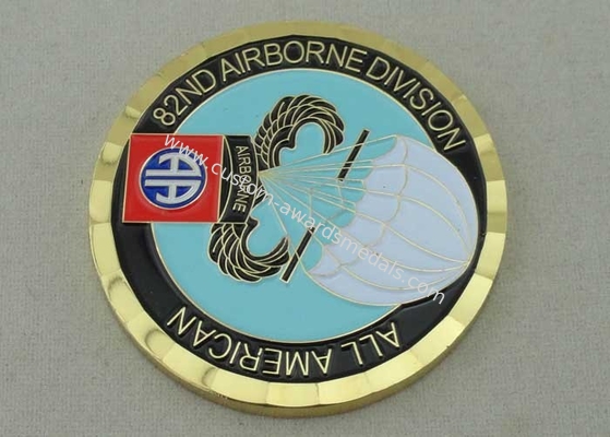 82nd Airborne Division Personalized Coins by Brass Die Struck With 2.0 Inch