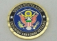 Personalized Coins By Brass Die Struck For Enduring Freedom Veteran And Diamond Cut Edge
