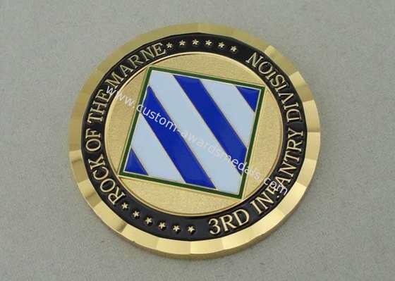 3rd Infantry Division Personalized Coins By Brass Die Struck For Memorial