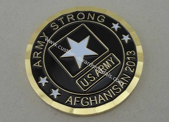 Army Strong Afghanistan military coins custom By Die Casting, 1.75 Inch For US Army