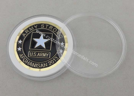 Army Strong Afghanistan military coins custom By Die Casting, 1.75 Inch For US Army