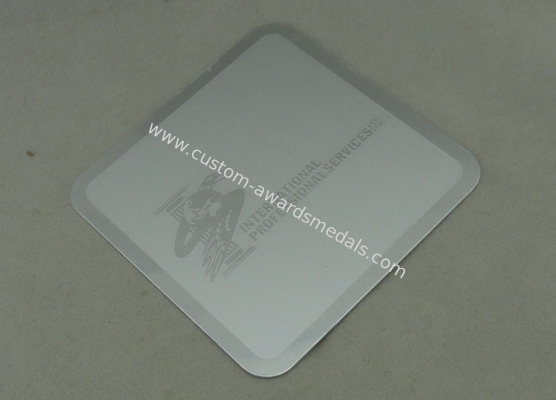 International Professional Services Custom Made Badges  Brass Photo Etched