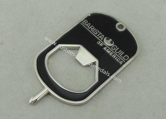 Die Casting Personalized Dog Tags for Barista Guild With Zinc Alloy Tool